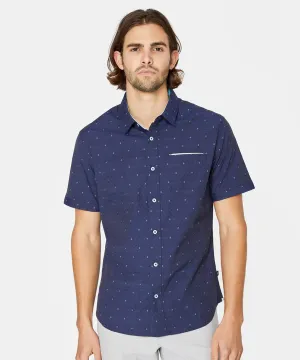 7 Diamonds Sudden Impact Short Sleeve Shirt - Blue