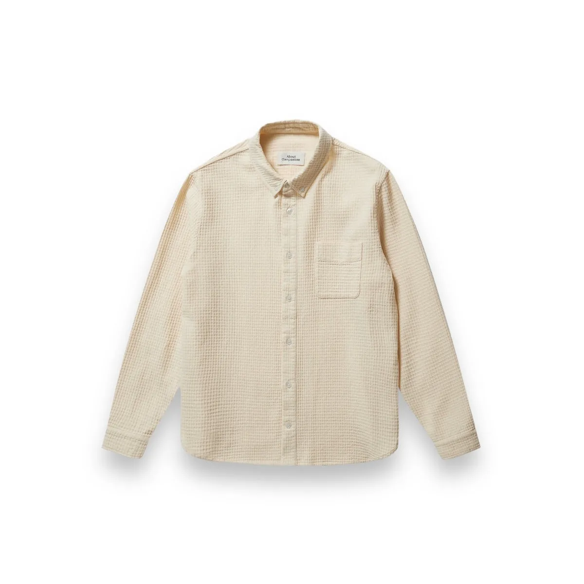 About Companions Ken shirt eco crepe peach