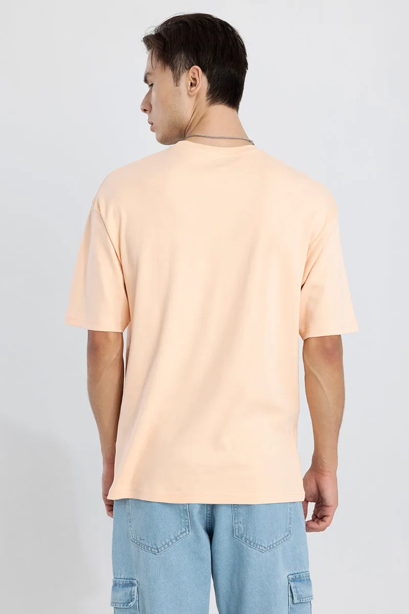 Be Kind Peach Oversized T-Shirt