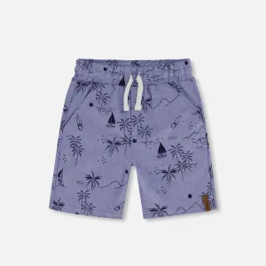 Deux Par Deux Chambray Shorts - Beach