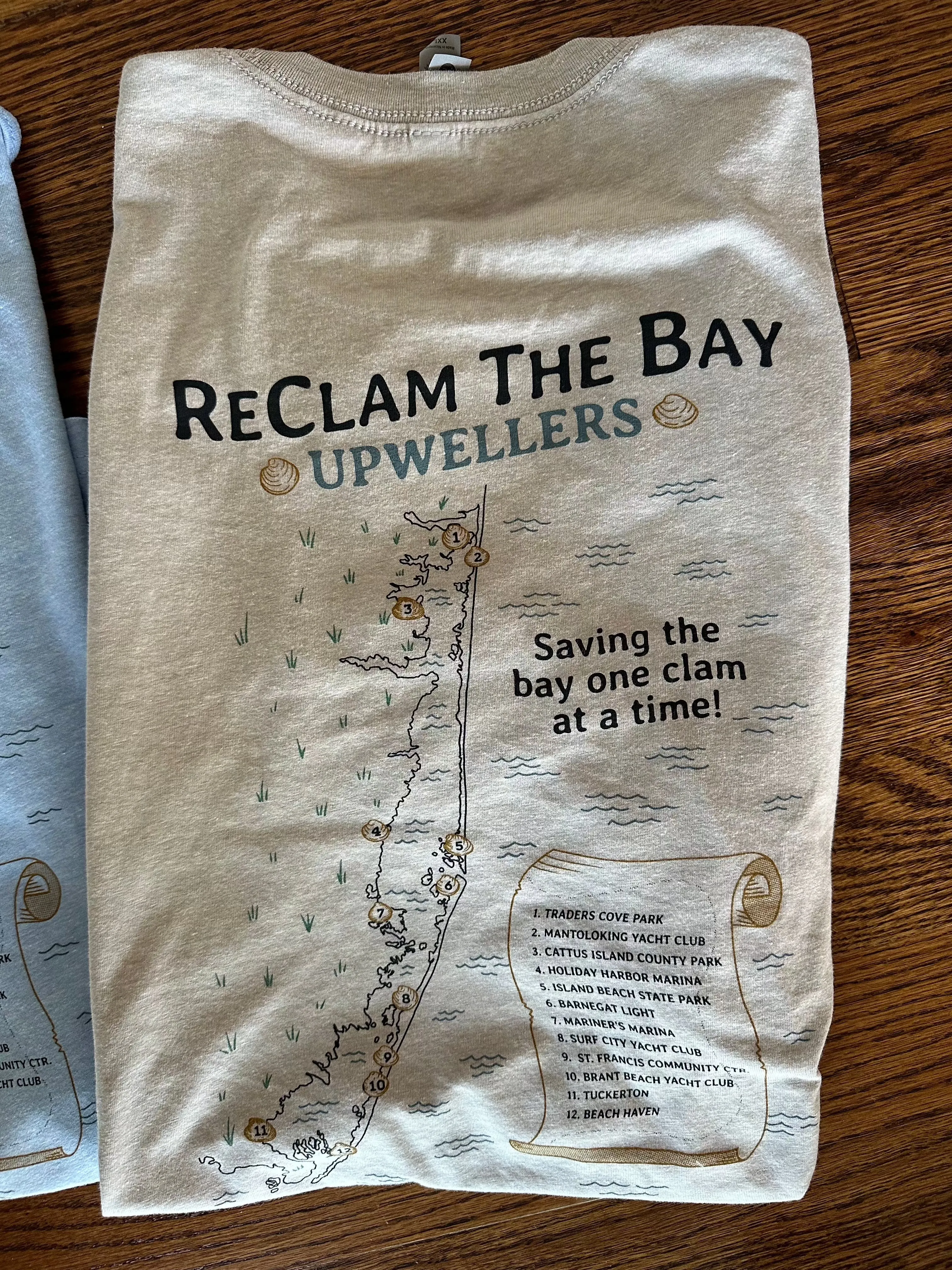 Jetty T Shirt: Upweller Map Design RCTB Shirt