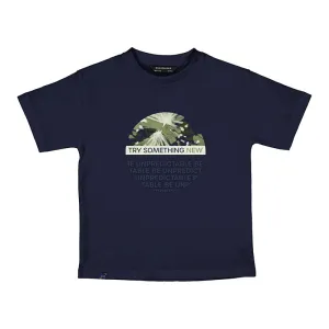 Nukutavake T-Shirt Try Something_Navy 6068-26