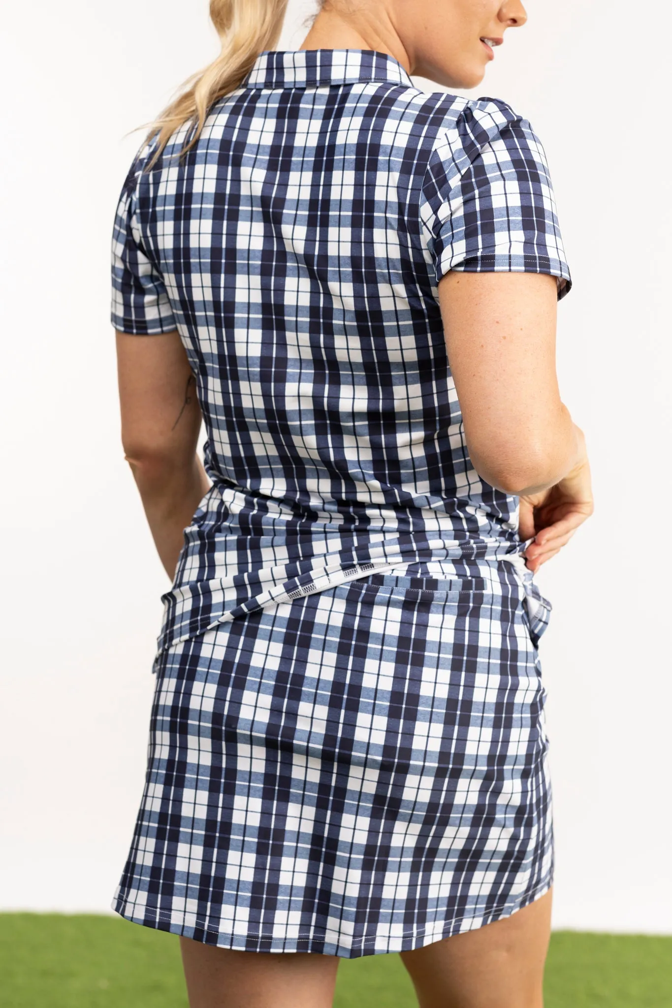 The Blaire Skort - Mariners Plaid